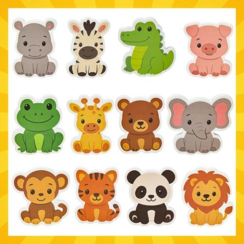 Puzzle piankowe do kąpieli - zwierzątka 26600