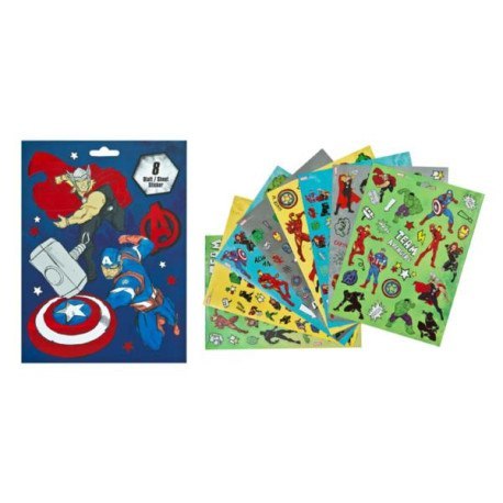 Zestaw naklejek, blok - avengers - ok. 340 szt.
