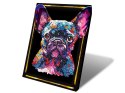 Obraz z cekinów Pop art Pies Buldog francuski Haft 2280 szt. ZA6712