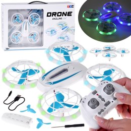 Quadcopter Led Dron efektowne Oświetlenie Super Akrobacje + pilot