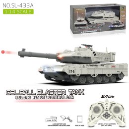 Czołg R/C Biały z Funkcją Strzelania
