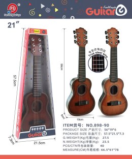 Gitara Dla Najmłodszych Ciemny Brąz
