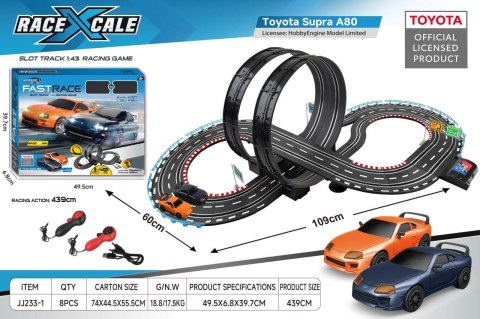 Tor Wyścigowy R/C TOYOTA 1:43 - 109x60 cm