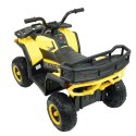 MEGA WIELKI QUAD, AMORTYZATORY, MIĘKKIE KOŁA, PILOT, WOLNY START, 4x4 /XMX607