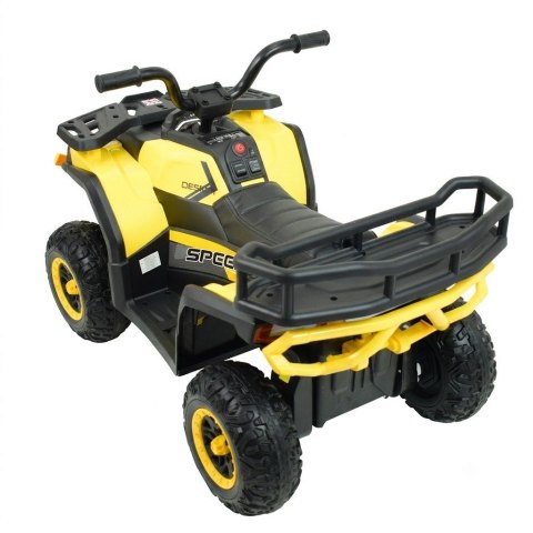 MEGA WIELKI QUAD, AMORTYZATORY, MIĘKKIE KOŁA, PILOT, WOLNY START, 4x4 /XMX607
