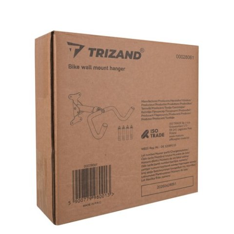 Wieszak na rower 30kg Trizand