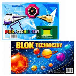 Blok techniczny biały A3 10 kartek 160g PROTOS