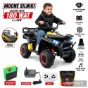 MEGA WIELKI QUAD, AMORTYZATORY, MIĘKKIE KOŁA, PILOT, WOLNY START, 4x4 /XMX607