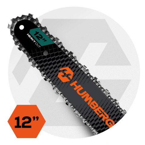 Piła łańcuchowa 12" akumulatorowa pilarka do drewna Humberg HM-436