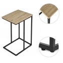 Stolik pomocniczy boczny pod laptopa metalowy stelaż loft ModernHome