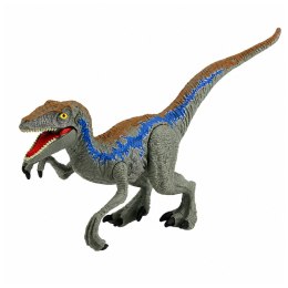 Zestaw Dinozaur Myśliwy Figurki Ruchome Kończyny Siatka Broń Akcesoria