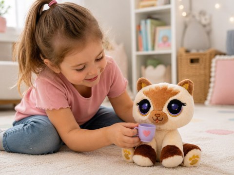 Hasbro Littlest Pet Shop maskotka beżowy KOTEK 16cm ZA6725