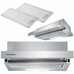 Okap teleskopowy kuchenny podszafkowy 50 cm Berdsen BT-242 inox