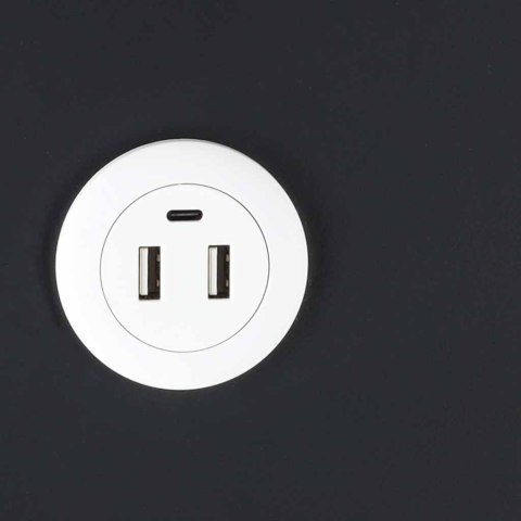 Szafka nocna wisząca szuflady oświetlenie LED USB ładowanie głośnik Bluetooth czarna