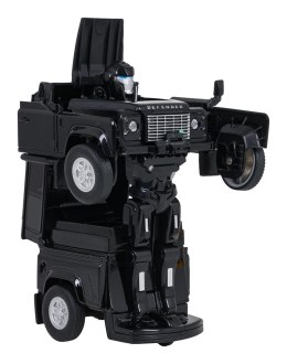 Autko Metalowe/Robot 2w1 1:32 Land Rover Defender Czarny RASTAR