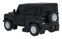 Autko Metalowe/Robot 2w1 1:32 Land Rover Defender Czarny RASTAR