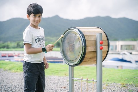 CLASSIC WORLD EDU Bębenek XXL 1 szt. Instrument Perkusja Ogrodowa