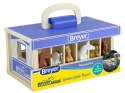 Drewniana stajnia +6 figurek koni SKALA 1:32 FARMA Breyer Horses ZA6720