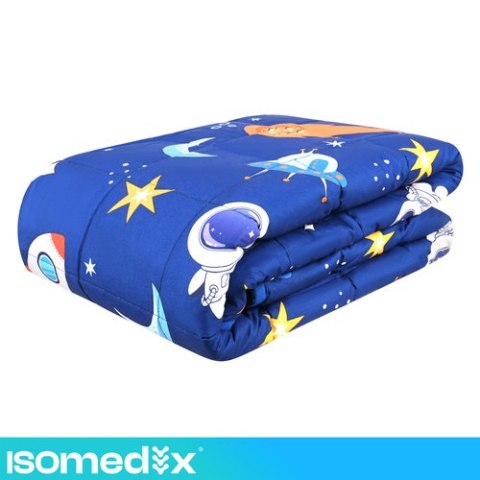 Kołdra obciążeniowa niebieska 100x150 3kg Isomedix
