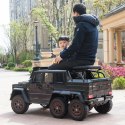 MEGA POJAZD- ORYGINALNY MERCEDES G63, NAPĘD 6X6, MIĘKKIE KOŁA, MIĘKKIE SIEDZENIE, SIEDZENIE DLA RODZICA, 12v14AH/ABL-1801