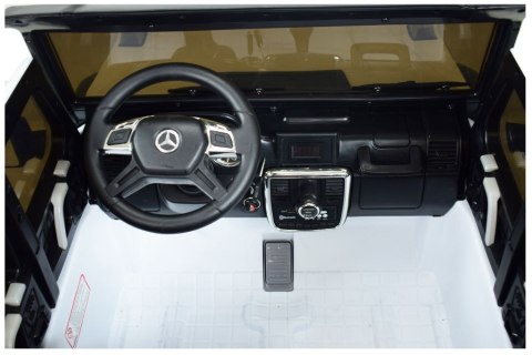 MEGA POJAZD- ORYGINALNY MERCEDES G63, NAPĘD 6X6, MIĘKKIE KOŁA, MIĘKKIE SIEDZENIE, SIEDZENIE DLA RODZICA, 12v14AH/ABL-1801