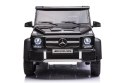MEGA POJAZD- ORYGINALNY MERCEDES G63, NAPĘD 6X6, MIĘKKIE KOŁA, MIĘKKIE SIEDZENIE, SIEDZENIE DLA RODZICA, 12v14AH/ABL-1801