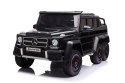 MEGA POJAZD- ORYGINALNY MERCEDES G63, NAPĘD 6X6, MIĘKKIE KOŁA, MIĘKKIE SIEDZENIE, SIEDZENIE DLA RODZICA, 12v14AH/ABL-1801
