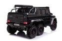 MEGA POJAZD- ORYGINALNY MERCEDES G63, NAPĘD 6X6, MIĘKKIE KOŁA, MIĘKKIE SIEDZENIE, SIEDZENIE DLA RODZICA, 12v14AH/ABL-1801