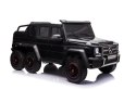 MEGA POJAZD- ORYGINALNY MERCEDES G63, NAPĘD 6X6, MIĘKKIE KOŁA, MIĘKKIE SIEDZENIE, SIEDZENIE DLA RODZICA, 12v14AH/ABL-1801