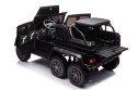 MEGA POJAZD- ORYGINALNY MERCEDES G63, NAPĘD 6X6, MIĘKKIE KOŁA, MIĘKKIE SIEDZENIE, SIEDZENIE DLA RODZICA, 12v14AH/ABL-1801
