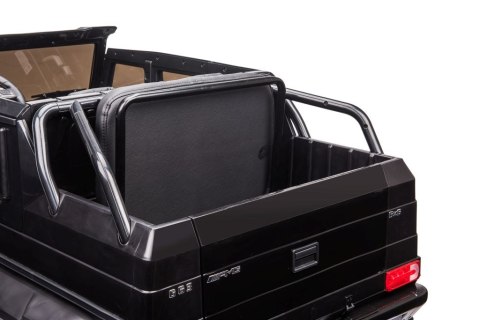 MEGA POJAZD- ORYGINALNY MERCEDES G63, NAPĘD 6X6, MIĘKKIE KOŁA, MIĘKKIE SIEDZENIE, SIEDZENIE DLA RODZICA, 12v14AH/ABL-1801