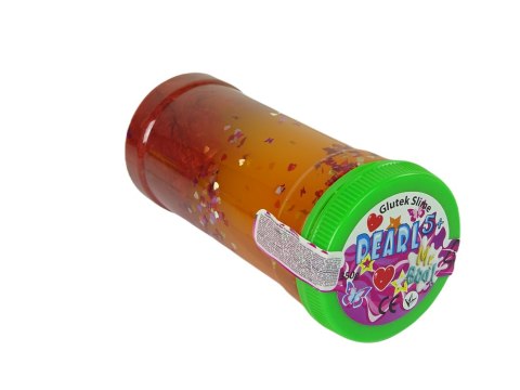 Slime mr Boo Kryształowa Perła Pomarańczowo- Bordowa