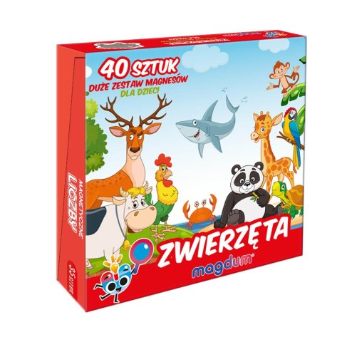 Zestaw Magnesów Zwierzęta 40 sztuk MV 6032-41 Zestaw Magnesów Zwierzęta 40 sztuk MV 6032-41