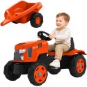FALK Traktor na Pedały Kubota z Przyczepą i Otwieraną Maską 2-6 lat