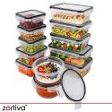Pojemnik na żywność - zestaw 12 sztuk Zortiva