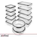 Pojemnik na żywność - zestaw 12 sztuk Zortiva