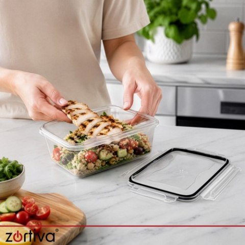 Pojemnik na żywność - zestaw 12 sztuk Zortiva