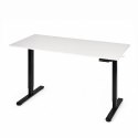 Biurko elektryczne 140x60 cm podnoszone regulacja wysokości 72-118 cm biały blat ModernHome