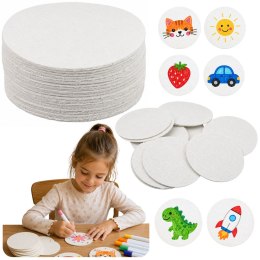 Magiczny Papier Do Malowania 3D Krążki z Pulpy Drzewnej DIY 20 Szt. 6cm
