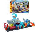 Mattel HTN82 Hot Wheels City Zestaw Ultra Myjnia z Rekinem