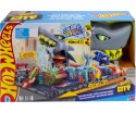 Mattel HTN82 Hot Wheels City Zestaw Ultra Myjnia z Rekinem