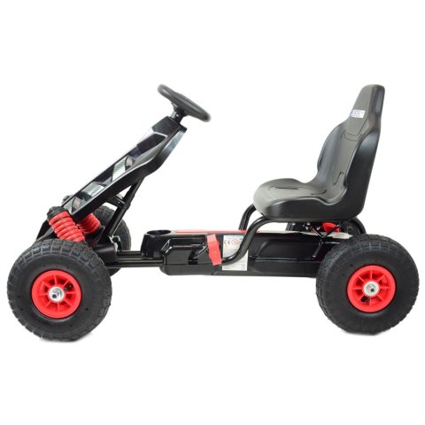 NAJNOWSZY GOKART NA PEDAŁY "TANK", KOŁA POMPOWANE, HAMULCE/G23