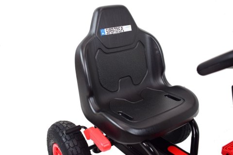 NAJNOWSZY GOKART NA PEDAŁY "TANK", KOŁA POMPOWANE, HAMULCE/G23