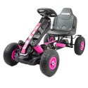 NAJNOWSZY GOKART NA PEDAŁY "TANK", KOŁA POMPOWANE, HAMULCE/G23