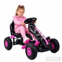 NAJNOWSZY GOKART NA PEDAŁY "TANK", KOŁA POMPOWANE, HAMULCE/G23
