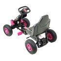 NAJNOWSZY GOKART NA PEDAŁY "TANK", KOŁA POMPOWANE, HAMULCE/G23