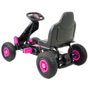 NAJNOWSZY GOKART NA PEDAŁY "TANK", KOŁA POMPOWANE, HAMULCE/G23