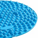 Okrągła Mata Do Akupresury Stóp Masażer z Wypustkami Niebieska 33 cm