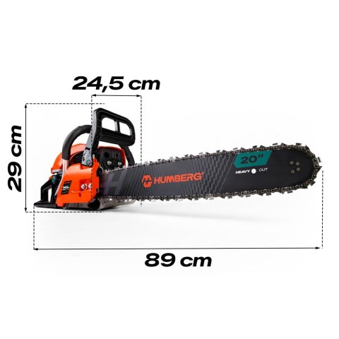 Piła spalinowa łańcuchowa pilarka do drewna 16" Humberg HM-664 + olej