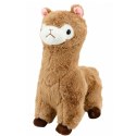 Pluszowa Alpaka Lama Maskotka Przytulanka Miękkie Futerko Beżowa 28 cm